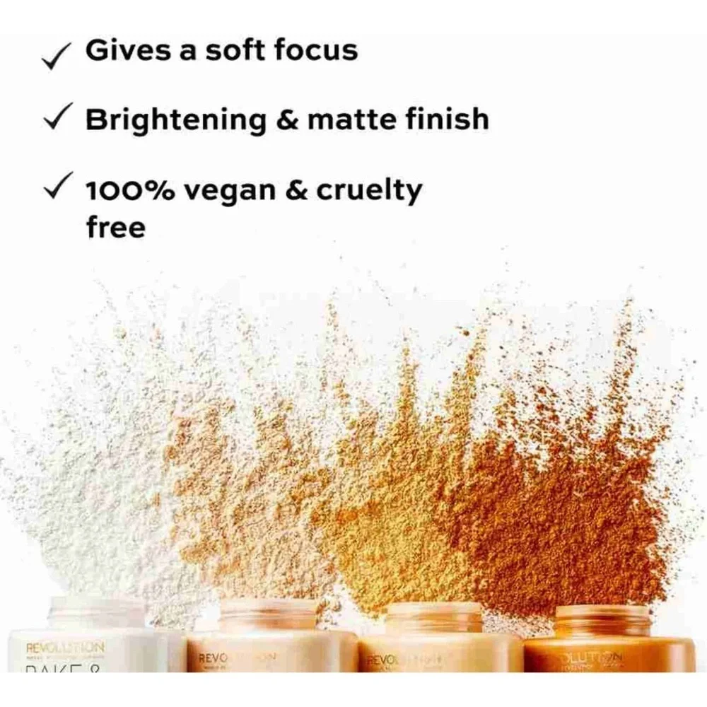 ❄️ Makeup Revolution | Luxury Baking Powder Deluxe Ghost 1.23 oz
